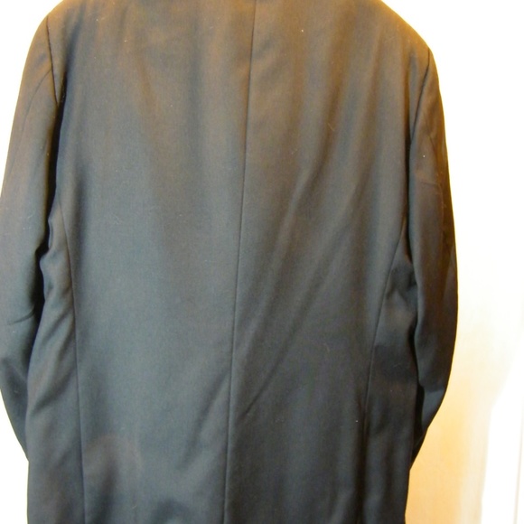 Milano Suits & Blazers Mens Milano Galleria Black Blazer 3 Button